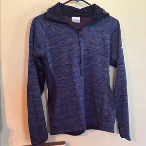 Columbia Navy and Indigo Half-Zip Pullover